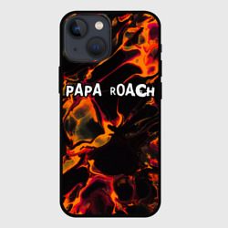 Чехол для iPhone 13 mini Papa Roach red lava