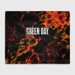 Плед 3D Green Day red lava