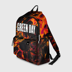 Рюкзак 3D Green Day red lava