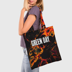 Шоппер 3D Green Day red lava - фото 2