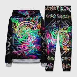 Женский костюм с толстовкой 3D Шри янтра