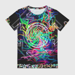 Женская футболка 3D Шри янтра