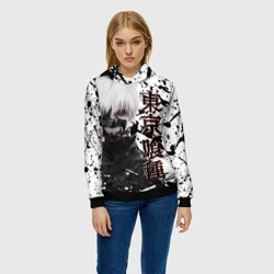 Женская толстовка 3D Kaneki Ken - Токийский Гуль - фото 2