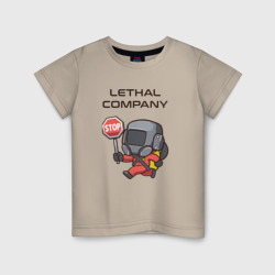 Детская футболка хлопок С лутом на корабль Lethal company