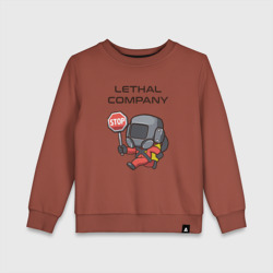 Детский свитшот хлопок С лутом на корабль Lethal company