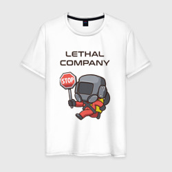 Мужская футболка хлопок С лутом на корабль Lethal company