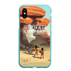 Чехол для iPhone XS Max матовый Компания будет довольна Lethal company