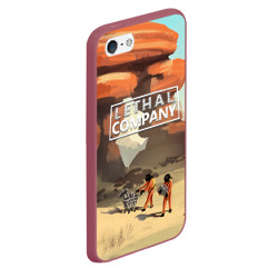 Чехол для iPhone 5/5S матовый Компания будет довольна Lethal company - фото 2