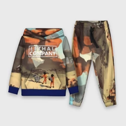 Детский костюм с толстовкой 3D Компания будет довольна Lethal company