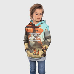 Детская толстовка 3D Компания будет довольна Lethal company - фото 2