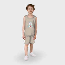Детская пижама с шортами хлопок Милый жук накопитель Lethal company - фото 2