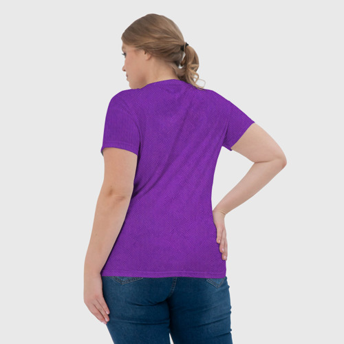 Женская футболка 3D с принтом Realistic Saitama, вид сзади #2