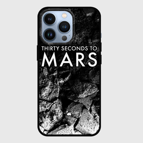 Чехол для iPhone 13 Pro Thirty Seconds to Mars black graphite