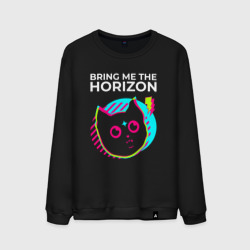 Мужской свитшот хлопок Bring Me the Horizon rock star cat