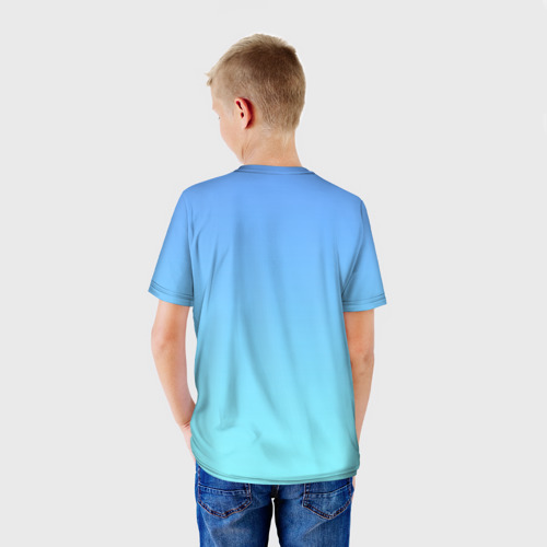 Детская футболка 3D Мультяшный енот, цвет 3D печать - фото 4