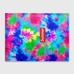 Обложка для студенческого билета Color abstraction - summer