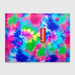 Обложка для студенческого билета Color abstraction - summer