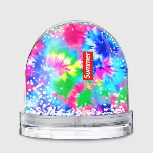 Игрушка Снежный шар Color abstraction - summer