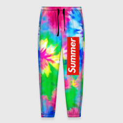 Мужские брюки 3D Color abstraction - summer