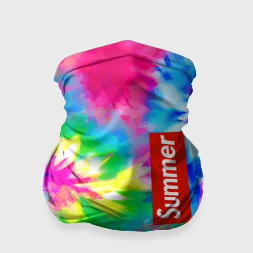 Бандана-труба 3D Color abstraction - summer