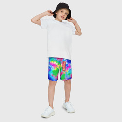 Детские спортивные шорты 3D Color abstraction - summer - фото 2