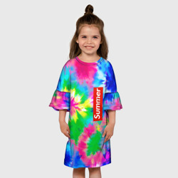 Детское платье 3D Color abstraction - summer - фото 2