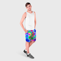 Мужские шорты 3D Color abstraction - summer - фото 2