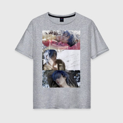 Женская футболка хлопок Oversize Ким ТэХён