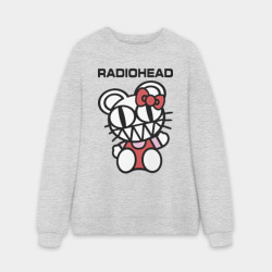 Мужской свитшот oversize без начеса хлопок Radiohead toy