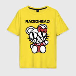 Мужская футболка хлопок Oversize Radiohead toy