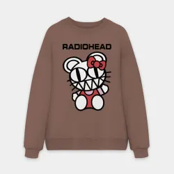 Мужской свитшот oversize без начеса хлопок Radiohead toy