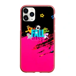 Чехол для iPhone 11 Pro Max матовый Fall Guys kids color