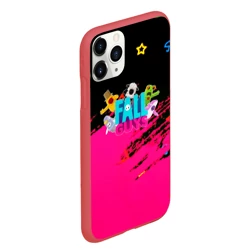 Чехол для iPhone 11 Pro Max матовый Fall Guys kids color - фото 2