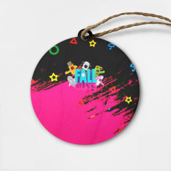 Деревянная игрушка круг Fall Guys kids color