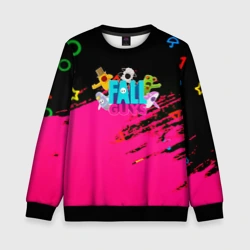 Детский свитшот 3D Fall Guys kids color