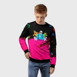 Детский свитшот 3D Fall Guys kids color - фото 2