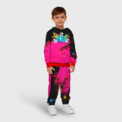 Детский костюм с толстовкой 3D Fall Guys kids color - фото 2