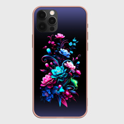 Цветы - нейросеть – Чехол для iPhone 12 Pro Max с принтом купить