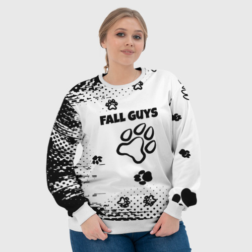 Женский свитшот 3D Fall Guys game, цвет 3D печать - фото 6