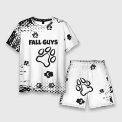 Мужской костюм с шортами 3D Fall Guys game