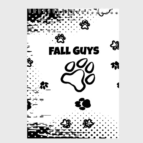 Скетчбук Fall Guys game, цвет белый