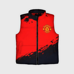 Детский жилет утепленный 3D Manchester United colors sport