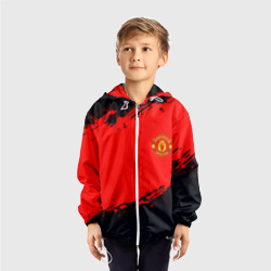 Детская ветровка 3D Manchester United colors sport - фото 2