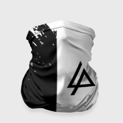 Бандана-труба 3D Linkin park краски чёрнобелый