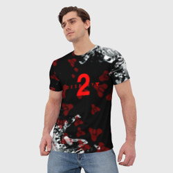 Мужская футболка 3D Destiny pattern game - фото 2