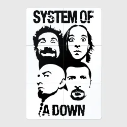 Магнитный плакат 2Х3 System of a down - heads