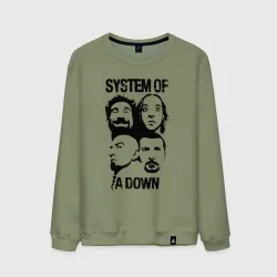 Мужской свитшот хлопок System of a down - heads