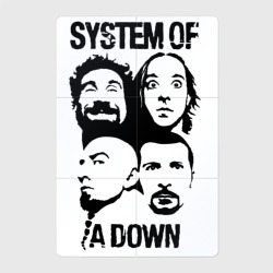 Магнитный плакат 2Х3 System of a down - heads