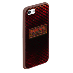 Чехол для iPhone 5/5S матовый Lethal company red - фото 2