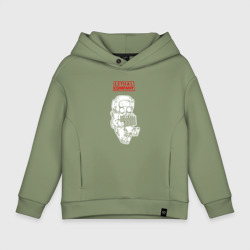 Детское худи Oversize хлопок Работник с самым важным Lethal company